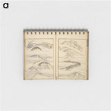 Random sketches by Hokusai volumes 1 to 11 - 葛飾 北斎 Memo.
