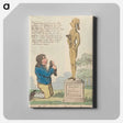 アートパネル-John Bull and His Favourite Statue of Bronze!!
 - イェール大学アートギャラリー Canvas.