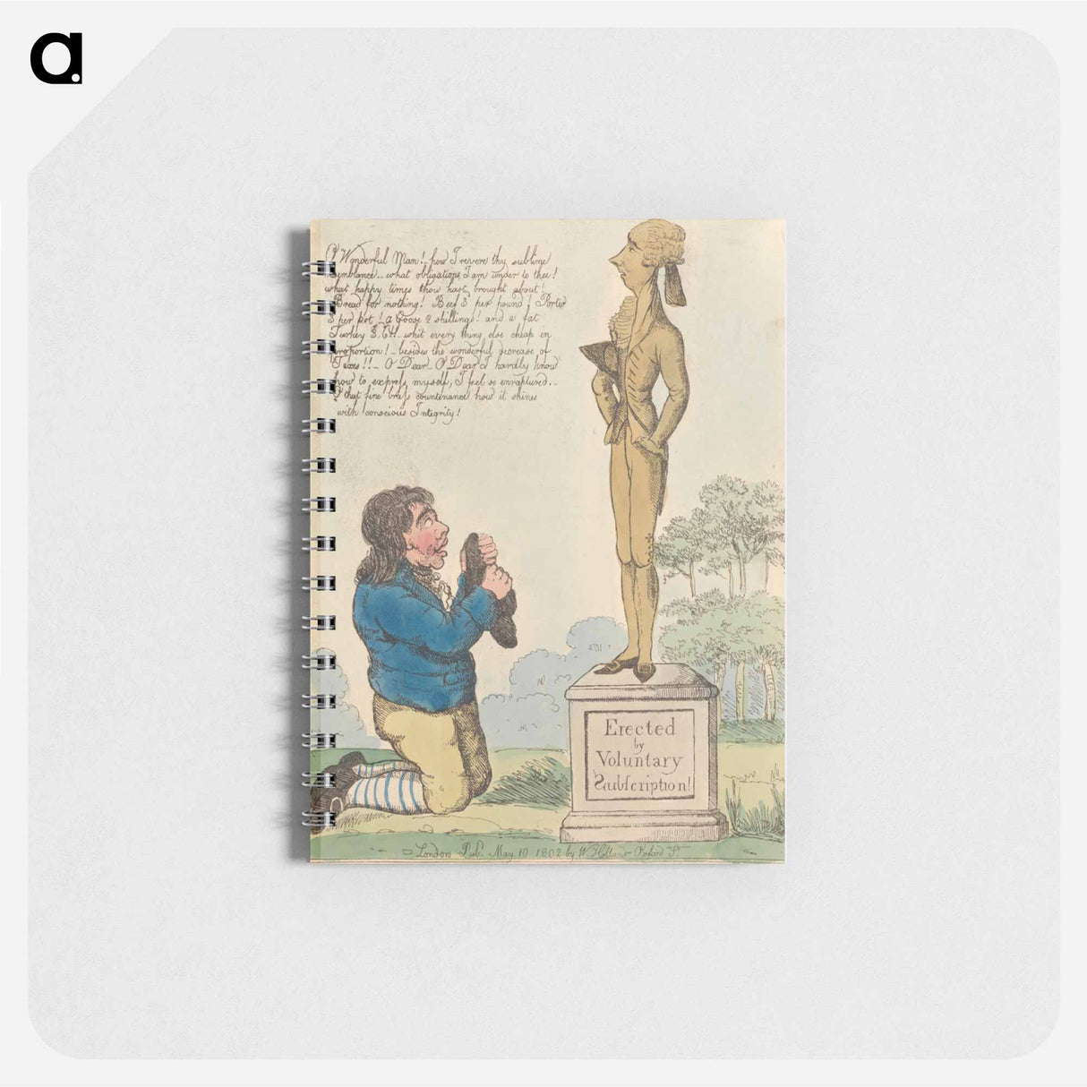 アートメモ帳-John Bull and His Favourite Statue of Bronze!!
 - イェール大学アートギャラリー Memo.