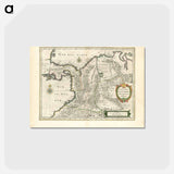 アートポストカード-Terra Firma et Novum Regnum Granatense et Popayan
 - ボストン公共図書館 Postcard.