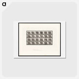 アートポストカード-Elephant Walking
 - エドワード マイブリッジ Postcard.