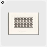 アートポストカード-Elephant Walking
 - エドワード マイブリッジ Postcard.