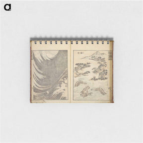 アートメモ帳-Random sketches by Hokusai volumes 1 to 11 - 葛飾 北斎 Memo.