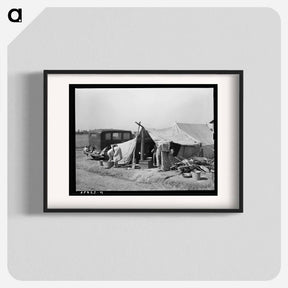 アートポスター-White Migrant Camp
 - ラッセル リー Poster.
