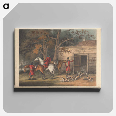アートパネル-Fox-hunting: Unkennelling
 - イェール大学アートギャラリー Canvas.