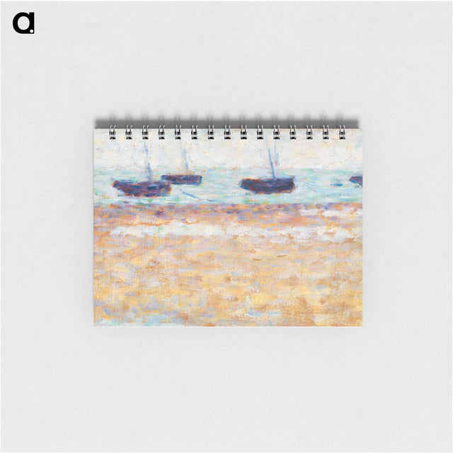 アートメモ帳-Four Boats at Grandcamp
 - バーンズ・コレクション Memo.