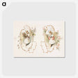 アートポストカード-Floral Embrace
 - ボストン公共図書館 Postcard.