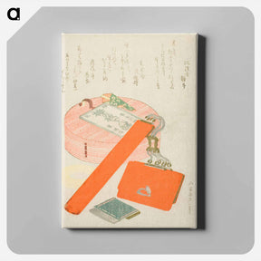 アートパネル-Hokusai's Farewell Gift for the Horse - 葛飾 北斎 Canvas.