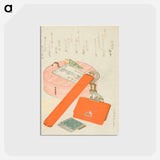 アートポストカード-Hokusai's Farewell Gift for the Horse - 葛飾 北斎 Postcard.