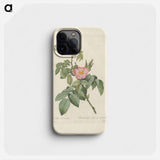 Rose illustration - Pierre Joseph Redouté Phone Case.