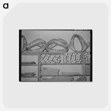 アートポストカード-Ranch Supply Store
 - ラッセル リー Postcard.