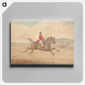アートパネル-Riding to Horses with Difficulty
 - イェール大学アートギャラリー Canvas.
