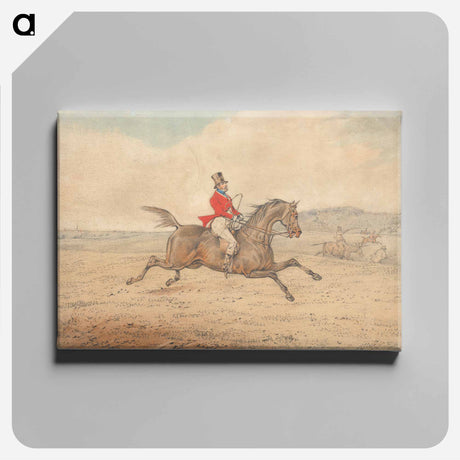 アートパネル-Riding to Horses with Difficulty
 - イェール大学アートギャラリー Canvas.