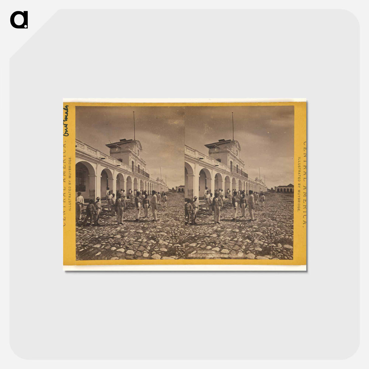 アートポストカード-Palace of Government, Guatemala
 - エドワード マイブリッジ Postcard.