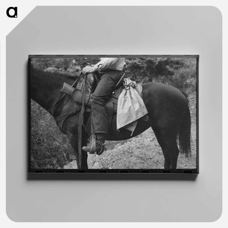 アートパネル-Unloading Gravel
 - ラッセル リー Canvas.