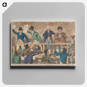 アートパネル-Two Pair of Candidates Proposed to the Independant Electors of Middlesex
 - イェール大学アートギャラリー Canvas.
