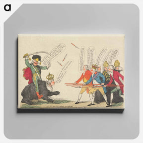 アートパネル-The Russian Bear and her Invincible Rider Encountering the British Legion
 - イェール大学アートギャラリー Canvas.