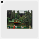 アートポストカード-Montsouris Park Kiosk
 - バーンズ・コレクション Postcard.