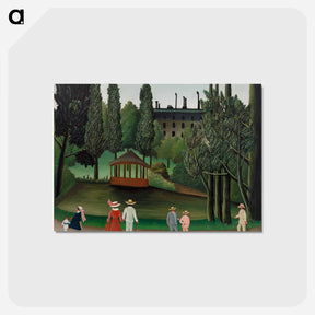 アートポストカード-Montsouris Park Kiosk
 - バーンズ・コレクション Postcard.