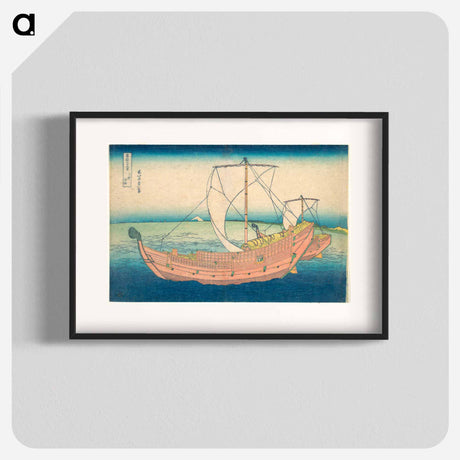 アートポスター-At Sea off Kazusa - 葛飾 北斎 Poster.