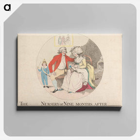 アートパネル-The (Prince's) Nursery or Nine Months After
 - イェール大学アートギャラリー Canvas.
