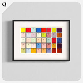 アートポスター-How to Use a Color Chart
 - ボストン公共図書館 Poster.