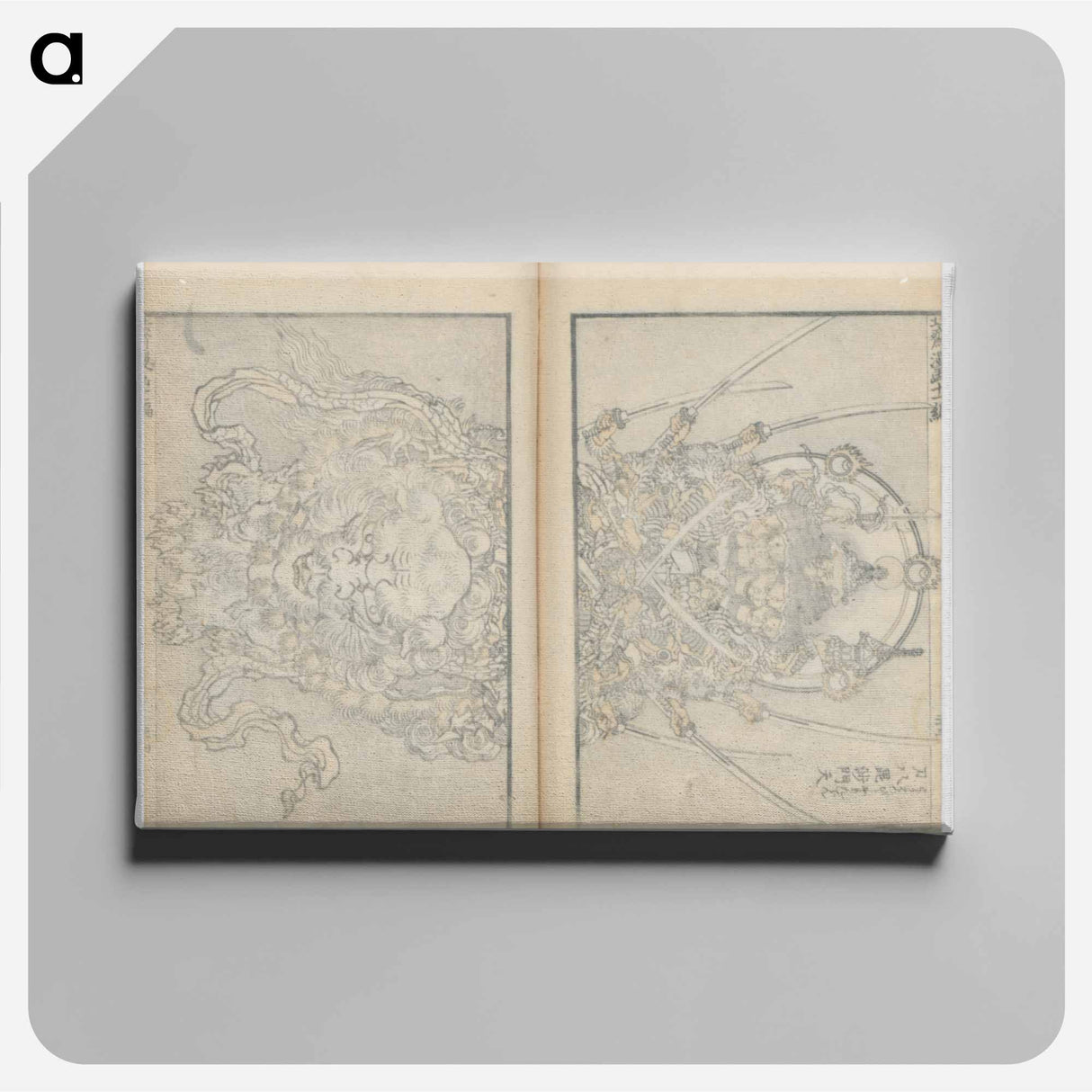 Random sketches by Hokusai volumes 1 to 11 - Katsushika Hokusai Canvas.