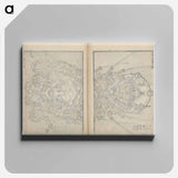 Random sketches by Hokusai volumes 1 to 11 - Katsushika Hokusai Canvas.