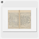 Random sketches by Hokusai volumes 1 to 11 - Katsushika Hokusai Poster.