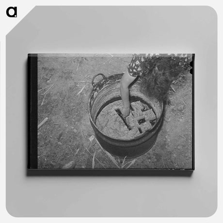 アートパネル-Milking Time, Casa Grande Valley Farms
 - ラッセル リー Canvas.
