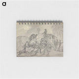 アートメモ帳-A Lioness Attacking the Off-Leader of the Exeter Mail Coach Outside the Pheasant Inn, Winterslow, on the Night of 20 October 1816
 - イェール大学アートギャラリー Memo.
