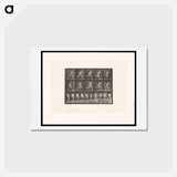アートポストカード-Sprinting Man
 - エドワード マイブリッジ Postcard.
