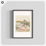 A comparison of Genroku poems and shells - Katsushika Hokusai Poster.