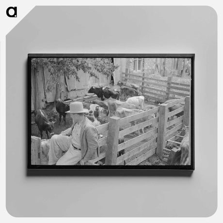 アートパネル-Seminole Oil Field Machinery
 - ラッセル リー Canvas.