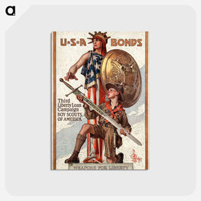 アートポストカード-Weapons for Liberty
 - ボストン公共図書館 Postcard.