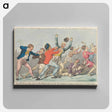 アートパネル-Lord Howe they run, or the British Tars giving the Carmignols a Dressing on Memorable 1st of June 1794
 - イェール大学アートギャラリー Canvas.