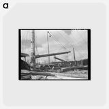 アートポストカード-Yarding Logs
 - ラッセル リー Postcard.