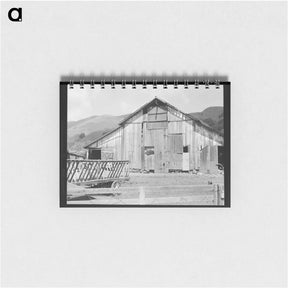 アートメモ帳-Farmyard of small Italian farmer - ドロテア ラング Memo.