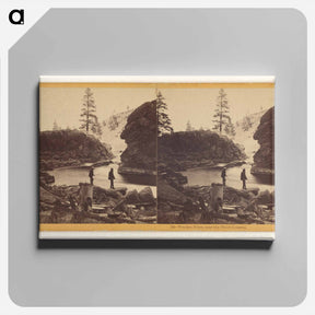 アートパネル-Truckee River, near the Third Crossing
 - エドワード マイブリッジ Canvas.