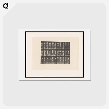 アートポストカード-Man with Rifle
 - エドワード マイブリッジ Postcard.