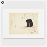 A comparison of Genroku poems and shells - Katsushika Hokusai Poster.