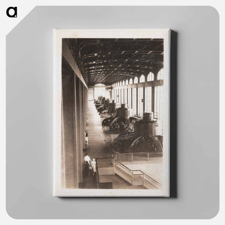 アートパネル-Interior of Turbine Plant
 - セントルイス美術館 Canvas.