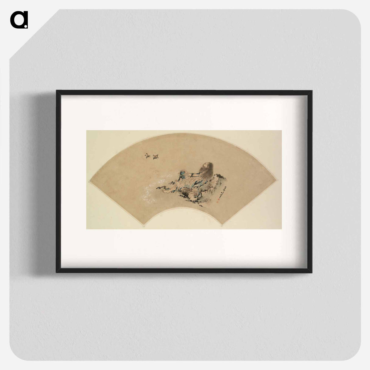 Hokusai's fan painting - Katsushika Hokusai Poster.