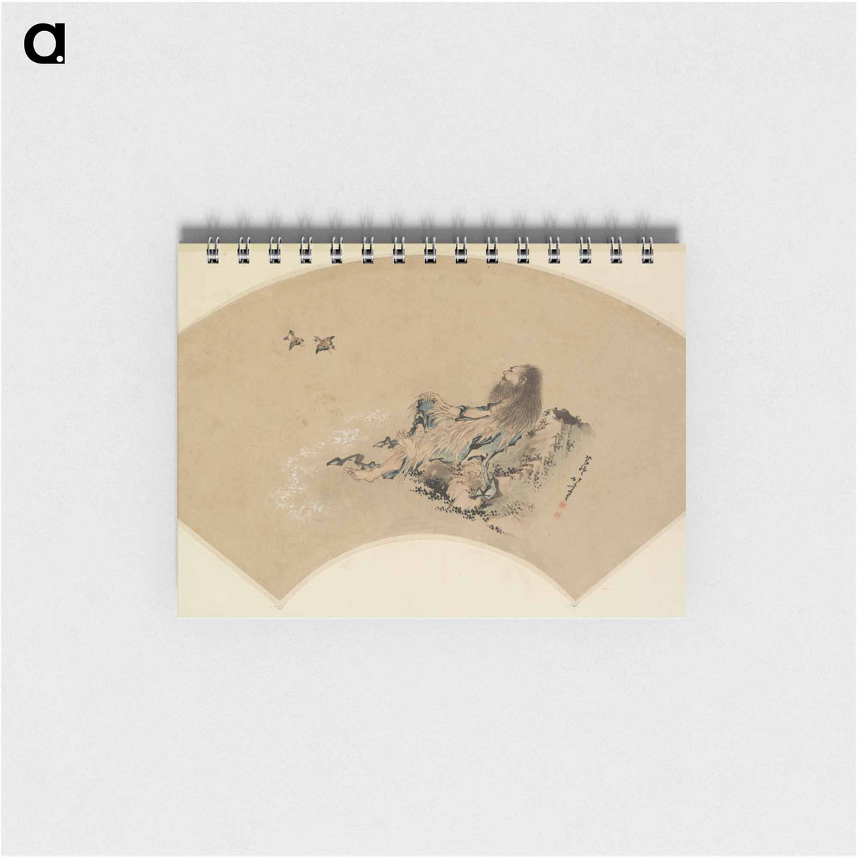 Hokusai's fan painting - 葛飾 北斎 Memo.