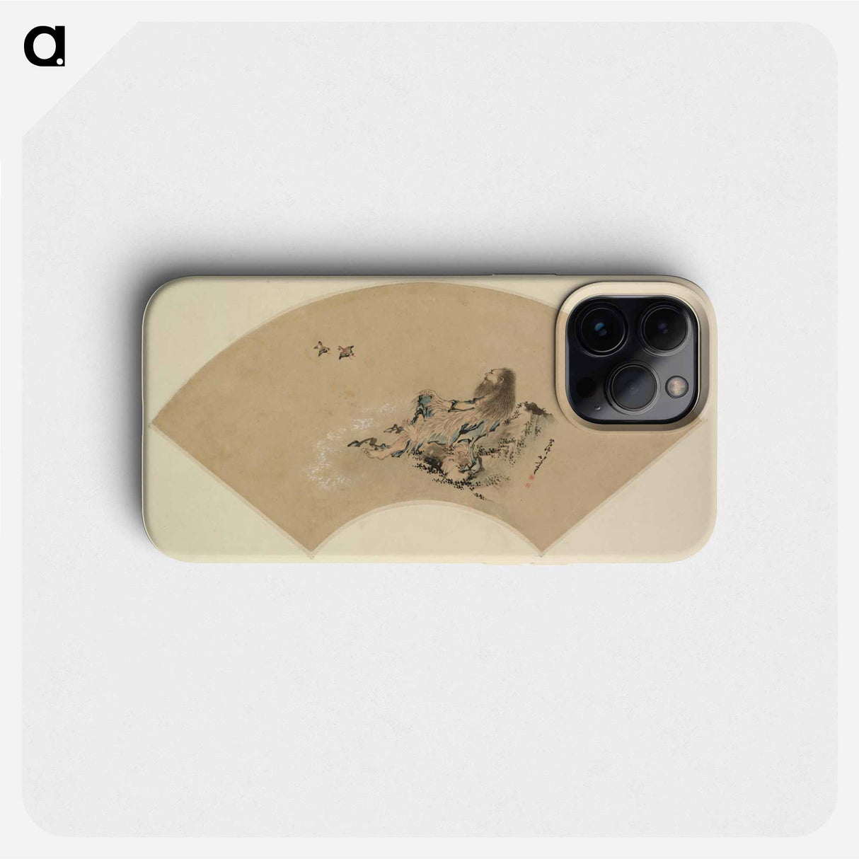 Hokusai's fan painting - Katsushika Hokusai Phone Case.