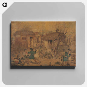 アートパネル-"The Poacher's Progress"
 - イェール大学アートギャラリー Canvas.