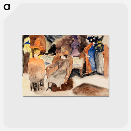 アートポストカード-The Death of Nana
 - バーンズ・コレクション Postcard.