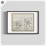 Examples of hokusai's drawings - Katsushika Hokusai Poster.