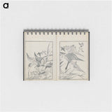 Examples of hokusai's drawing - 葛飾 北斎 Memo.