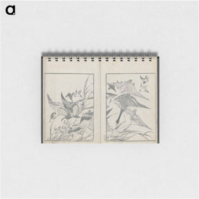 アートメモ帳-Examples of hokusai's drawing - 葛飾 北斎 Memo.